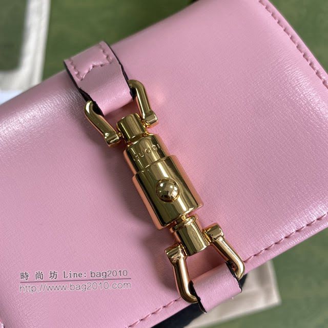 Gucci专柜新款女包, 古驰jackie 1961小巧卡包 Gucci短夹零钱包 645536  gdj1702
